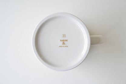 針ねずみとうさぎマグ【マグカップ おしゃれ 陶器 かわいい シンプル 電子レンジ使用可 食洗機使用可 日本製 美濃焼 カクニ KAKUNI】