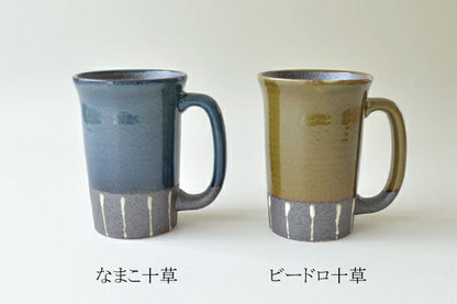 ビアジョッキ ビールジョッキ おしゃれ 容量500ml 陶器 たっぷり タンブラー ビアジョッキ 電子レンジ使用可 食洗機使用可 日本製 美濃焼 カクニ ジョッキ 結婚祝い 贈り物 夫婦 誕生日 退職祝い