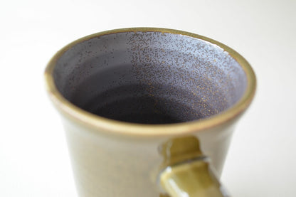 ビアジョッキ ビールジョッキ おしゃれ 容量500ml 陶器 たっぷり タンブラー ビアジョッキ 電子レンジ使用可 食洗機使用可 日本製 美濃焼 カクニ ジョッキ 結婚祝い 贈り物 夫婦 誕生日 退職祝い