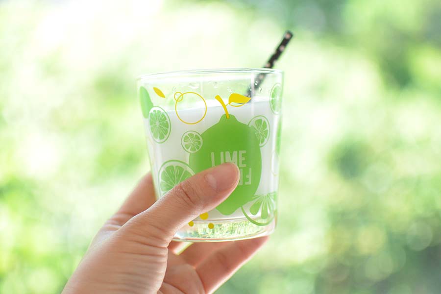 フルーツシュカッシュグラス グラス おしゃれ かわいい 爽やか 300ml POP 人気 プレゼント ギフト 日本製 コップ カップ 子供用 カクニ