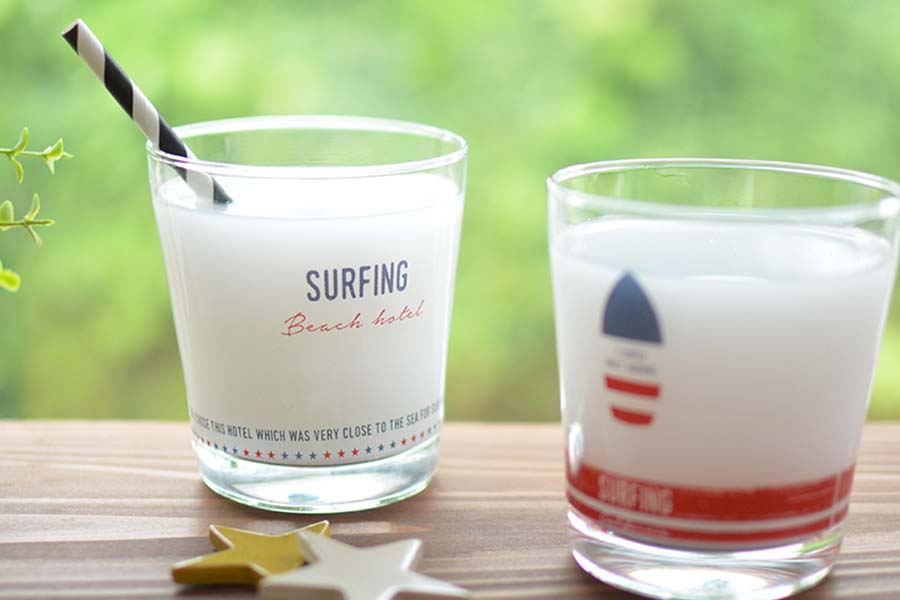 ビンテージサーフグラス グラス おしゃれ サーフィン かっこいい 海 300ml POP 人気 プレゼント ギフト 日本製 コップ カップ 子供用 カクニ