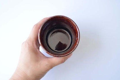 ロックカップ mino craft 焼酎 カップ おしゃれ 日本酒 冷酒 陶器 土物 渋い 日本製 美濃焼 食器 シンプル ギフト 箱入り カクニ KAKUNI ミノクラフト