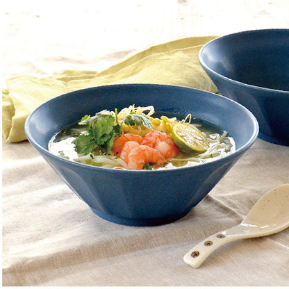 ラーメンどんぶり おしゃれ ネイビー色の麺鉢 ラーメン鉢 かわいい ラーメン どんぶり 北欧 おしゃれ 麺鉢 丼 かっこいい カフェ ラーメン屋 日本製 美濃焼 陶磁器 食器 電子レンジ対応 食洗機対応 ナチュラル ミスト