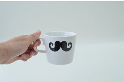 泡ヒゲシリーズ Gマグ マグカップ おしゃれ 大きめ 大きいマグカップ おもしろい ナチュラル 陶器 かわいい シンプル 電子レンジ使用可 食洗機使用可 日本製 美濃焼 カクニ KAKUNI