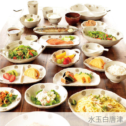 水玉白唐津マグ 【 マグカップ おしゃれ シンプル 北欧 かわいい 日本製 美濃焼 食器 白い 粉引 模様 食洗機対応 電子レンジOK カフェ風 プレゼント ギフト カクニ KAKUNI マグコーヒーカップ】