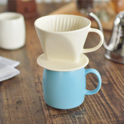 MIST ドリッパーアイボリー 食器 おしゃれ かわいい かっこいい シンプル 子供 大人 陶器 北欧 和食器 風 美濃焼 ギフト プレゼント 贈り物 クリスマスプレゼント 冬 クリスマス