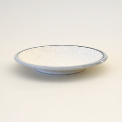 送料無料 ブルーラインミニボウル5P＆14cm皿5Pセット おしゃれ 小皿 取り皿 10点セット 小鉢 ボウル シンプル 取皿 おしゃれ 北欧 カフェ 日本製 美濃焼 陶磁器 食器 レンジ対応 食洗機対応 カクニ