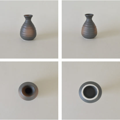 黒備前1合徳利冷酒熱燗 1合徳利 酒器 黒備前 家呑み 家飲み 渋い かっこいい ギフト プレゼント 贈り物 食洗機使用可 電子レンジ使用可 日本製 和風 国産 美濃焼 KAKUNI カクニ