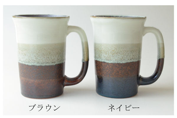 クアトロビアジョッキ 陶器 ビール ジョッキ たっぷり 500ml お酒 美濃焼 日本製 電子レンジ使用可 食洗機使用可 父の日 敬老の日 ギフト プレゼント カクニ KAKUNI