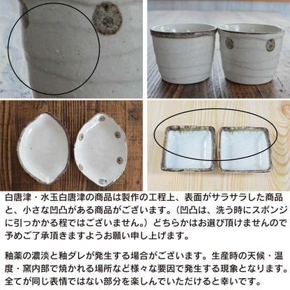 白唐津 笹船小鉢 おしゃれ 鉢 小鉢 白い 白 ナチュラル シチュー スープ シンプル かわいい 国産 日本製 美濃焼 食器 白い 模様 食洗機対応 電子レンジ可能 カフェ風 新生活 一人暮らし プレゼント ギフト カクニ KAKUNI