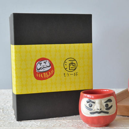 風水だるま酒器セット 徳利1個 盃2個 食器 おしゃれ かわいい かっこいい シンプル 子供 大人 陶器 北欧 和食器 風 美濃焼 ギフト プレゼント