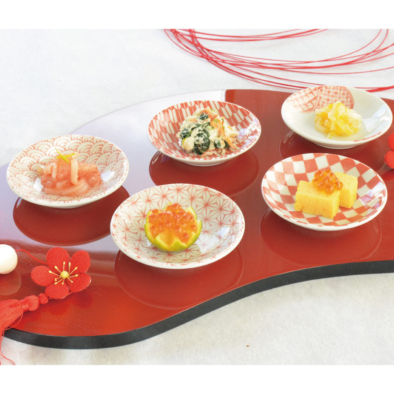 豆皿 小皿 小皿 醤油 皿 おしゃれ シンプル 小さめ かわいい ナチュラル プレート 薬味 調味料 陶器 日本製 和風 青海波 丸紋 菱葉 矢絣 市松 美濃焼 食器 食洗機使用可 電子レンジ使用可