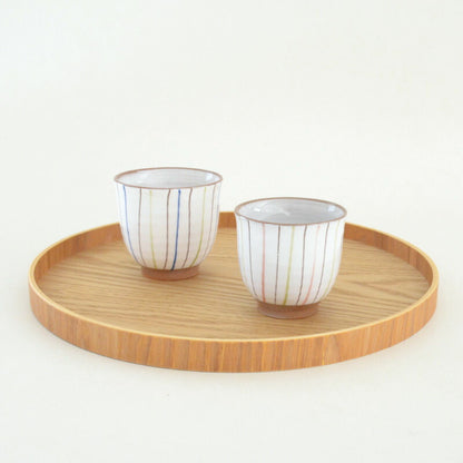 二色十草 湯呑青 赤 青 1個 湯呑み 美濃焼 食器 おしゃれ 可愛い かっこいい スマート シンプル ナチュラル カクニ オリジナル 日本産 インスタ映え 普段使い ギフト モダン 和 北欧