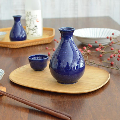 月夜 2合徳利 徳利 紺 美濃焼 かわいい かっこいい おしゃれ シンプル 国産 ギフト 和食器 ギフト 正月 退職祝い 酒器 誕生日 熱燗 酒器 業務用