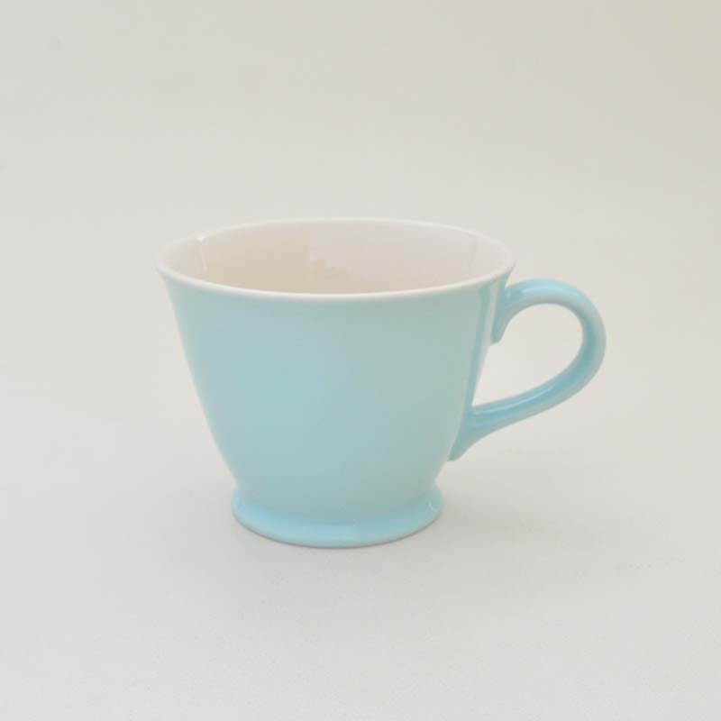 シェリーマグ 300ml マグカップ ピンク ターコイズブルー 陶器 美濃焼 可愛い おしゃれ カフェ カフェ食器 カフェ風 テーブルウェア コップ カップ シンプル ドット 割れない 日本製