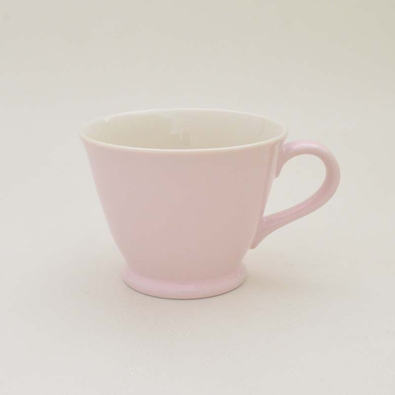 シェリーマグ 300ml マグカップ ピンク ターコイズブルー 陶器 美濃焼 可愛い おしゃれ カフェ カフェ食器 カフェ風 テーブルウェア コップ カップ シンプル ドット 割れない 日本製