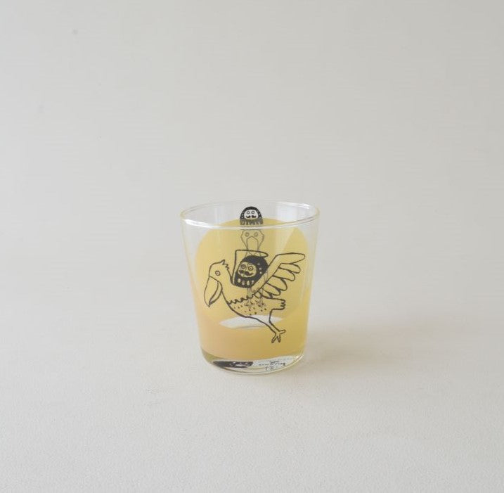 だるまとハシビロコウグラス　 おしゃれ かわいい 300ml POP 人気 プレゼント ギフト 日本製 コップ カップ 子供用 カクニ