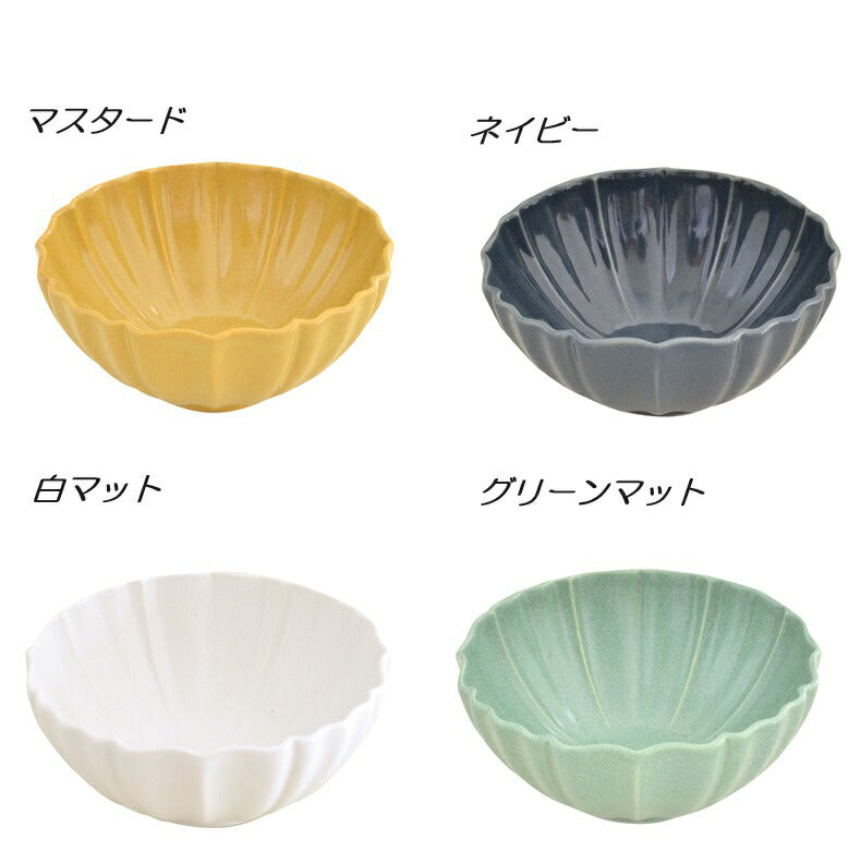 ロータス ボウル（L) 丸小鉢 取鉢 サラダ デザート ナチュラル 北欧 カフェ風 陶器 日本製 国産 陶器 美濃焼 和洋食 和食器 洋食器 茶碗 おうち ごはん ご飯 シンプル かわいい 可愛い 美濃焼  食洗機使用可 電子レンジ使用可