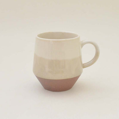 塗分け ロンバスマグ　オシャレ アート かっこいい  マグカップ おしゃれ 大きめ 会社用 北欧 シンプル 日本製 美濃焼 食器 食洗機 電子レンジ プレゼント ギフト カクニ KAKUNI